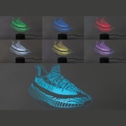 yeezy neon sneakers