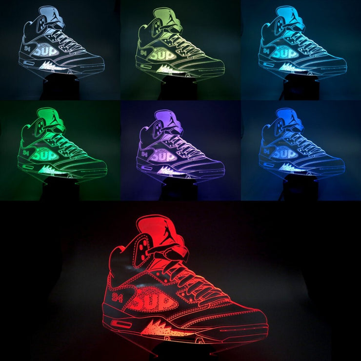 neon jordan 5