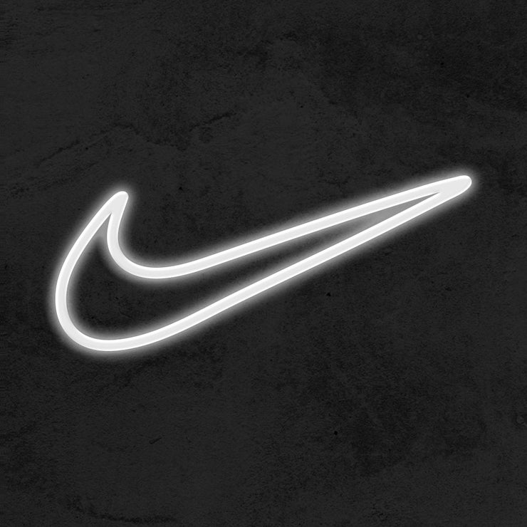 black nike sign