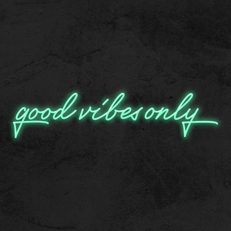 Good Vibes Only Led Neon Sign Mk Neon