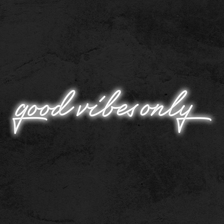 Good Vibes Only Led Neon Sign Mk Neon