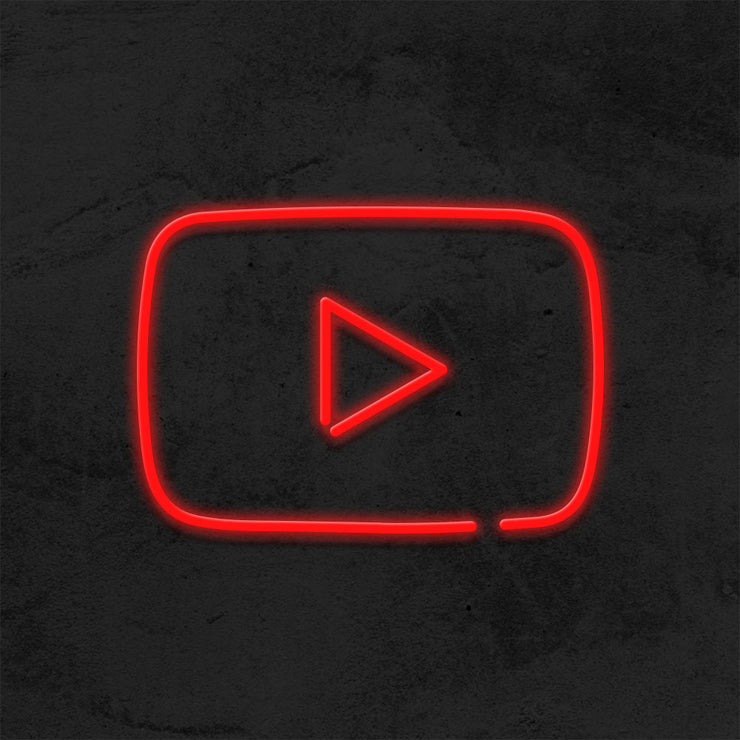 Logo Youtube Led Neon Sign Mk Neon