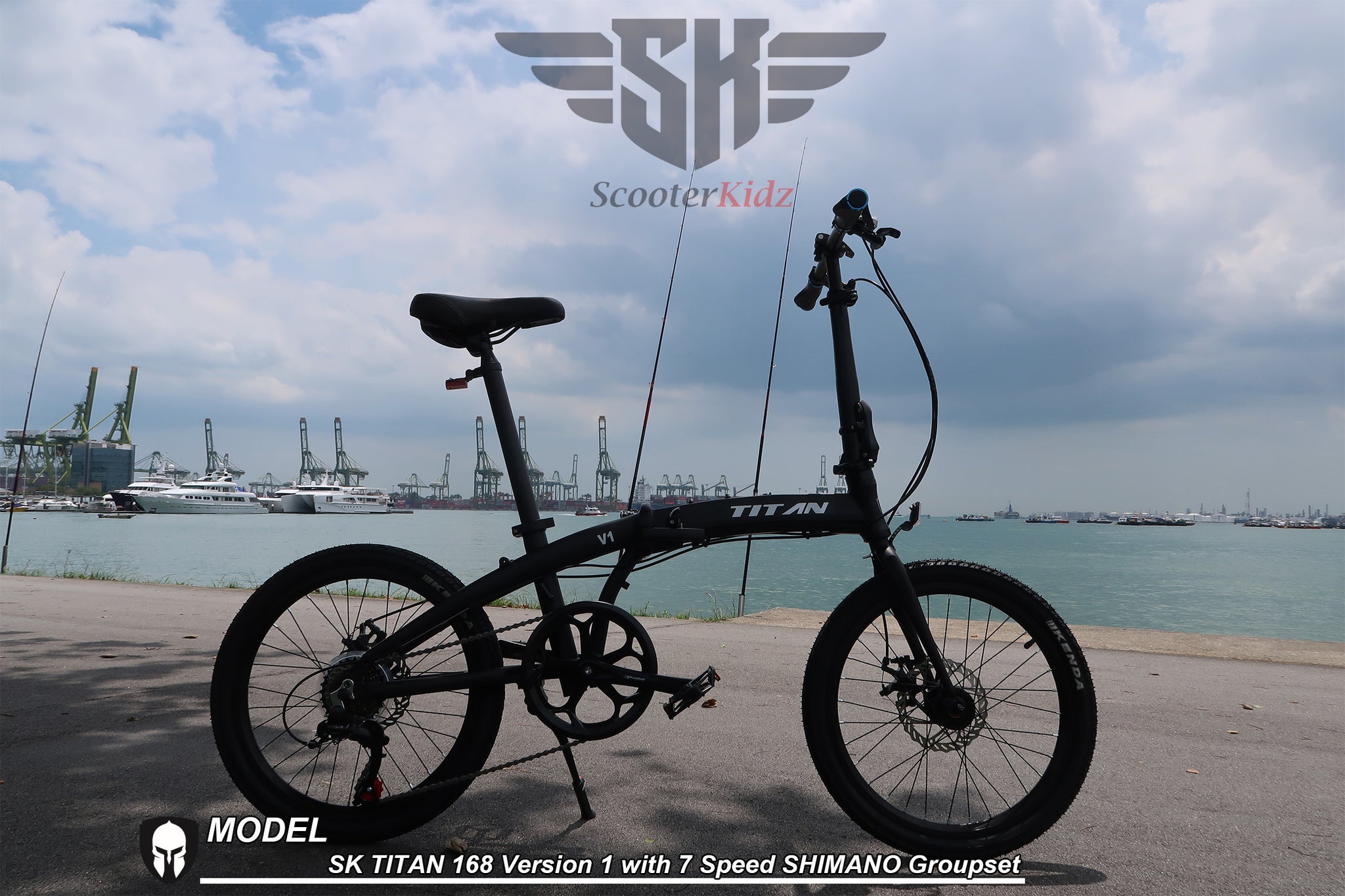 titan v2 folding bike