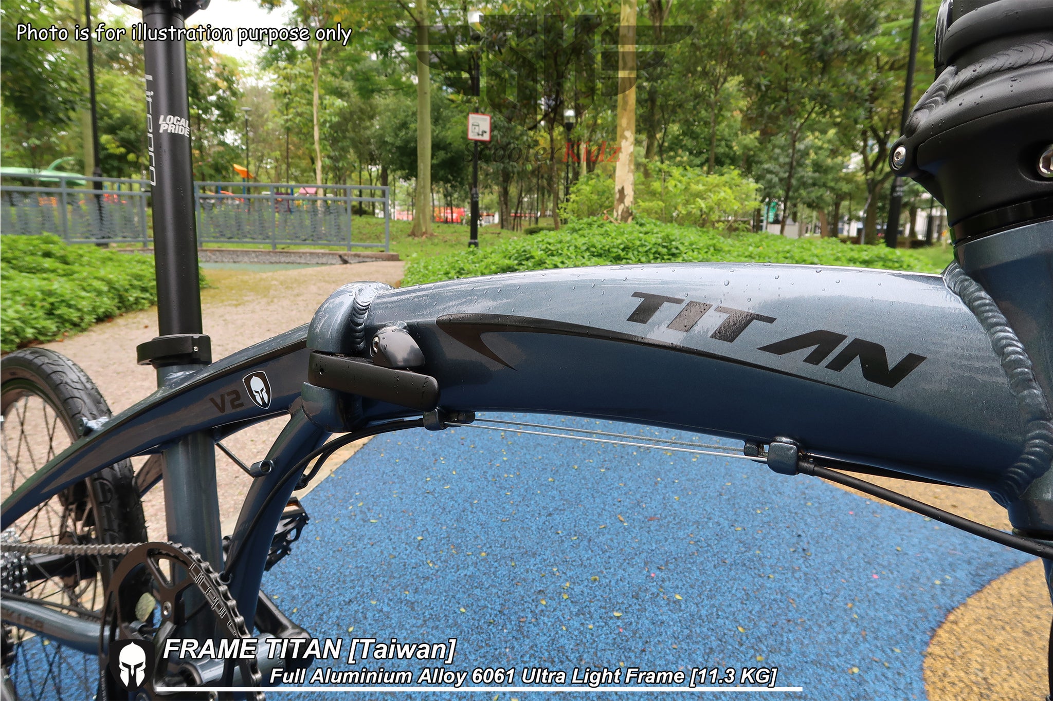 titan v2 folding bike