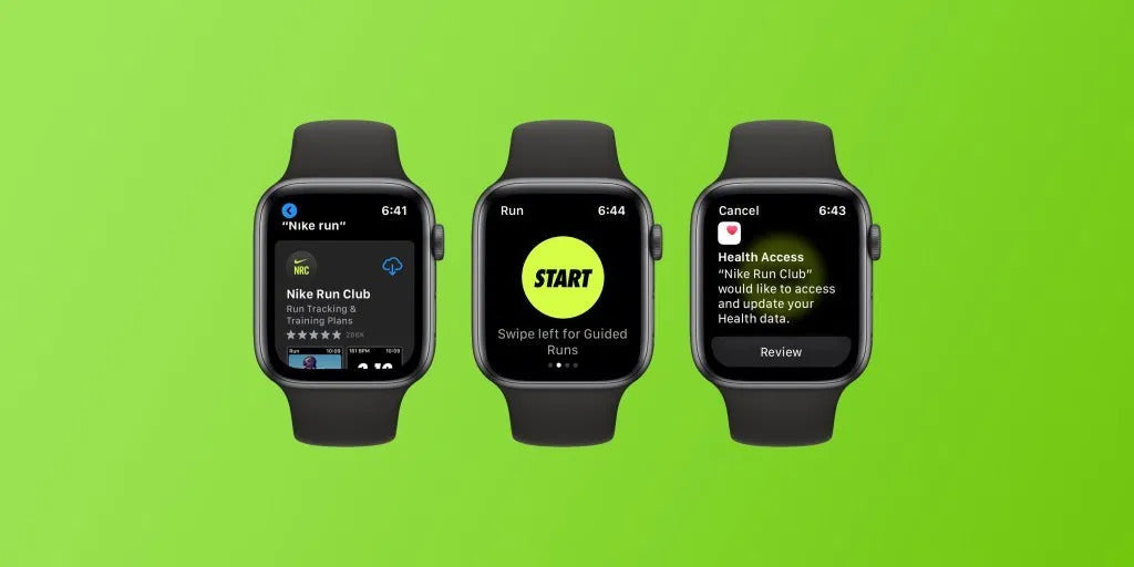 nike run club on samsung watch