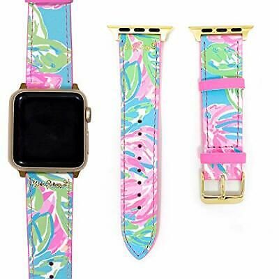  Lilly Pulitzer Geniune Leather Watch Band Sized to Fit