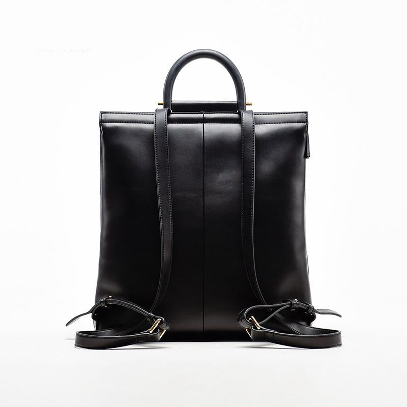 designer leather backpack womens