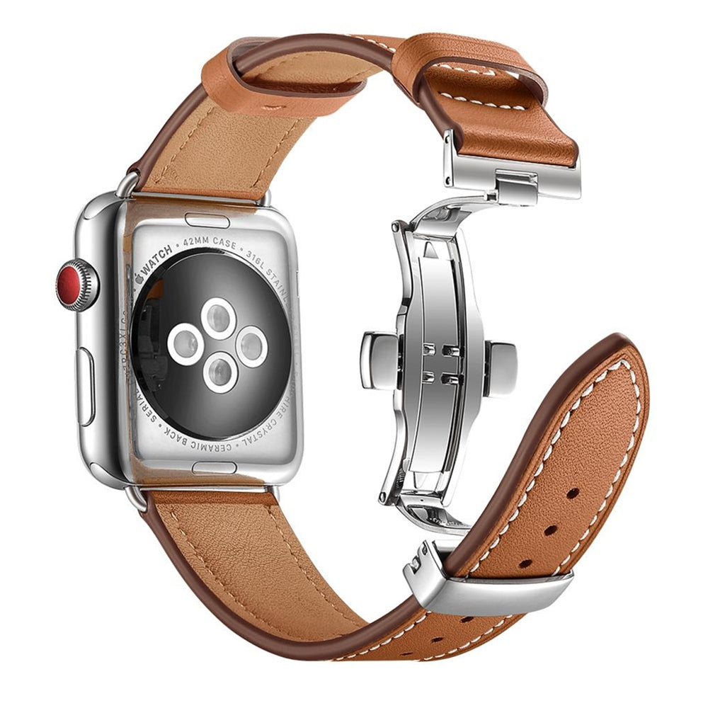 apple watch leather deployment buckle