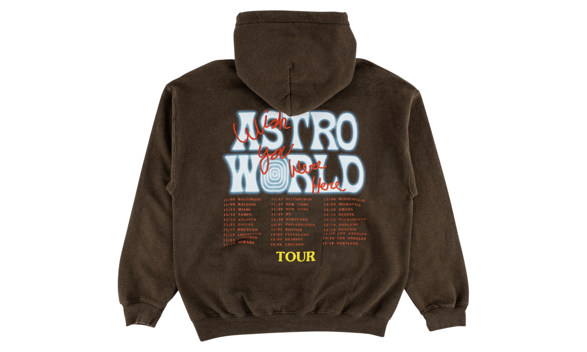 brown travis scott hoodie