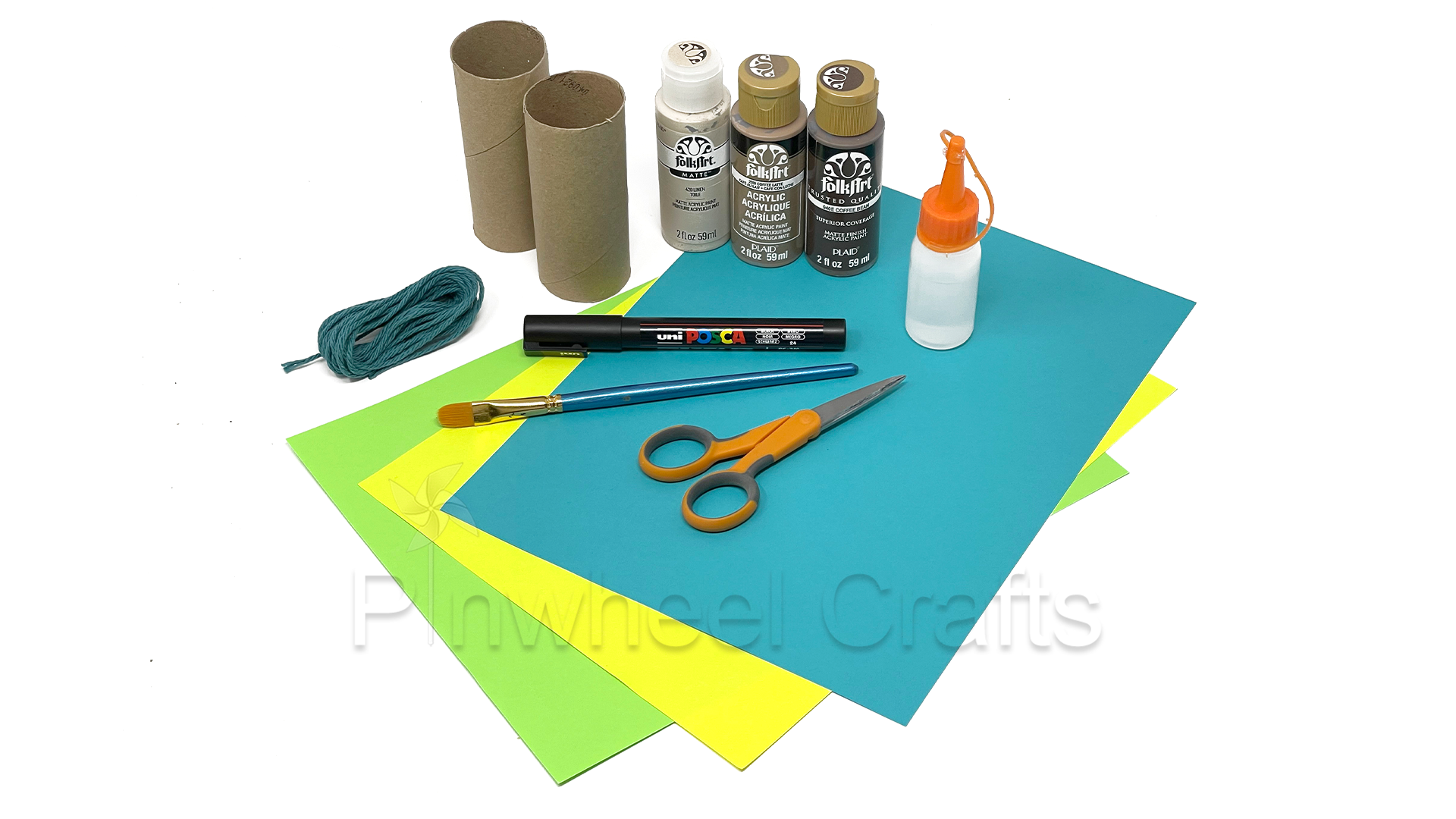Pinwheel Crafts all in one kits and art supplies - Toilet paper roll crafts for up cycling wastes and reusing trash to make cute mermaid toys and decorations with Indoor crafts to keep kids busy this summer, fun crafts for kids, mermaid projects for girls