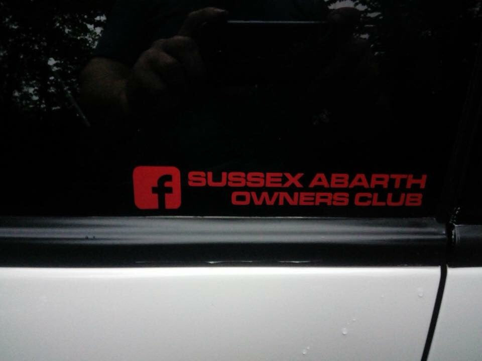 Sussex Abarth Owners Club decal – Abarth Decals