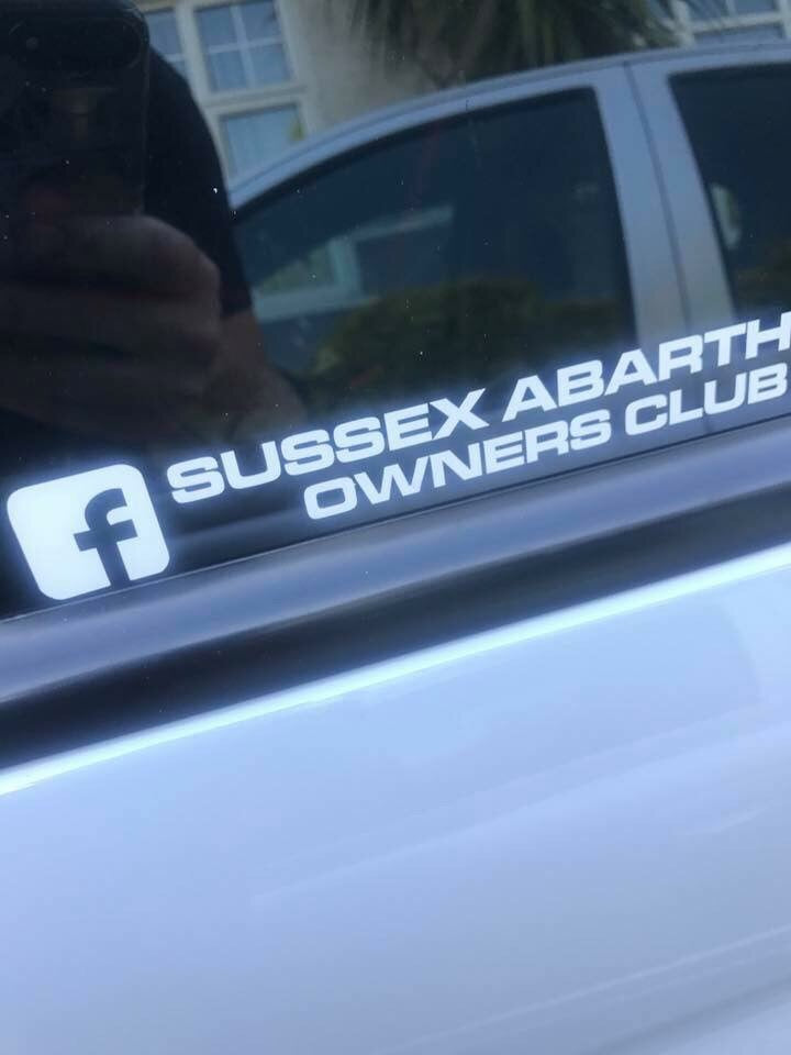 Sussex Abarth Owners Club decal – Abarth Decals