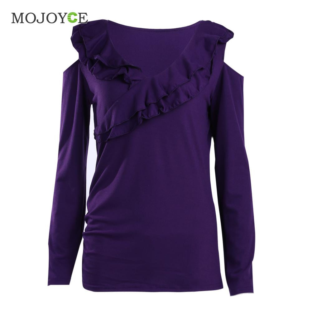 New Fashion Off the Shoulder Tops for Women Flouncing Strapless 