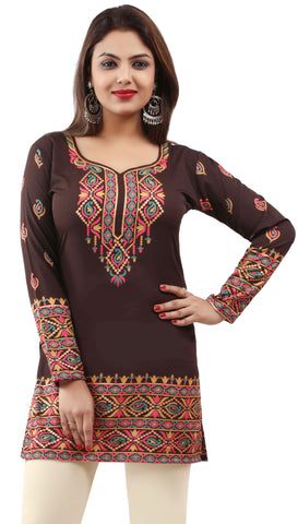 Short Kurtis For Women Traditional Indian Kurti Blouse Maple Clothing Inc Maple Clothing Inc