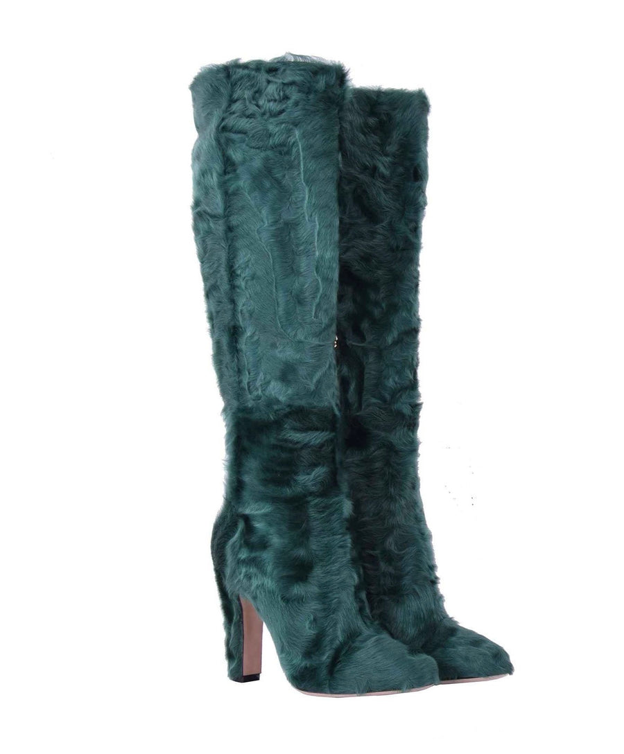 Dolce Gabbana Fur Karakul Vally Boots | Luxury Fashion Clothing and ...