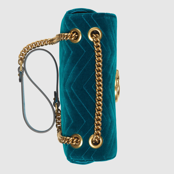 Gucci GG Marmont Mini Velvet Shoulder Bag – Luxury Next Season