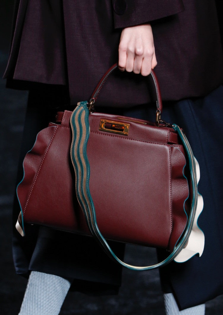 fendi embroidered baguette