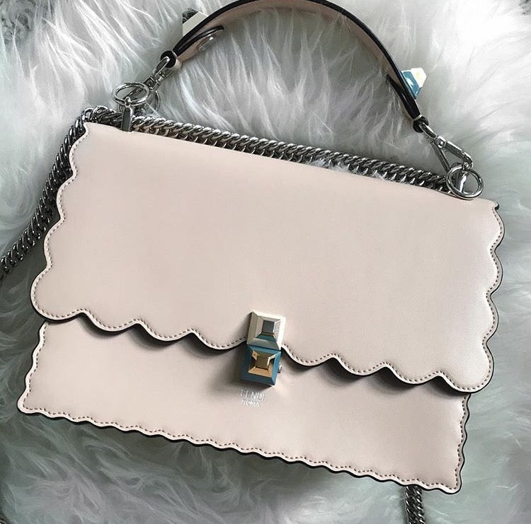 fendi kan i scalloped bag