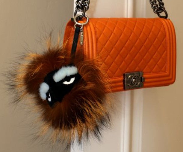 Fendi Orange Bag Charm | Luxury Fashion Clothing and Accessories