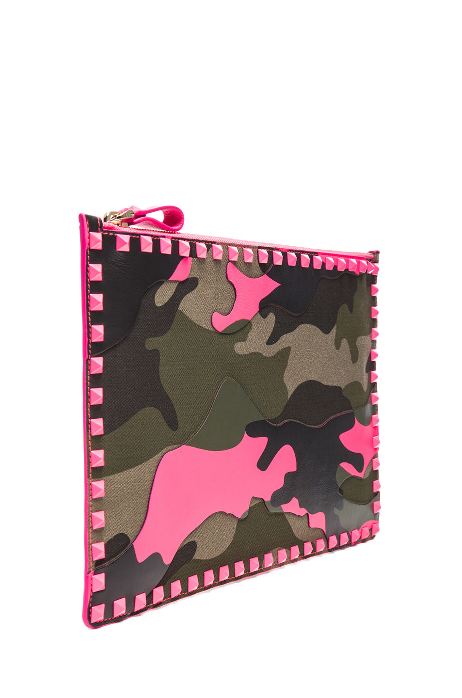 Valentino Camouflage Pink Clutch