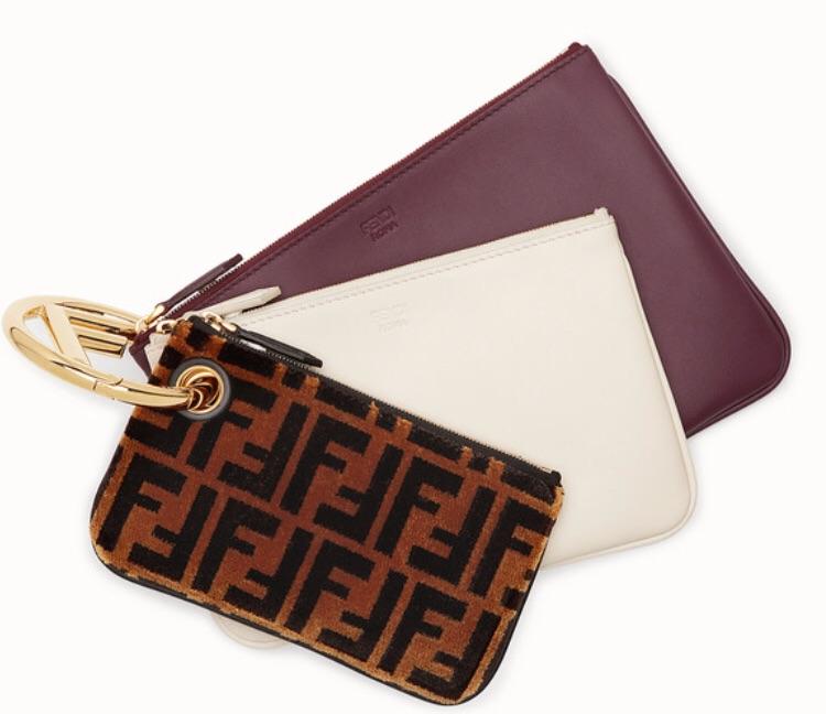 fendi triplette pouch