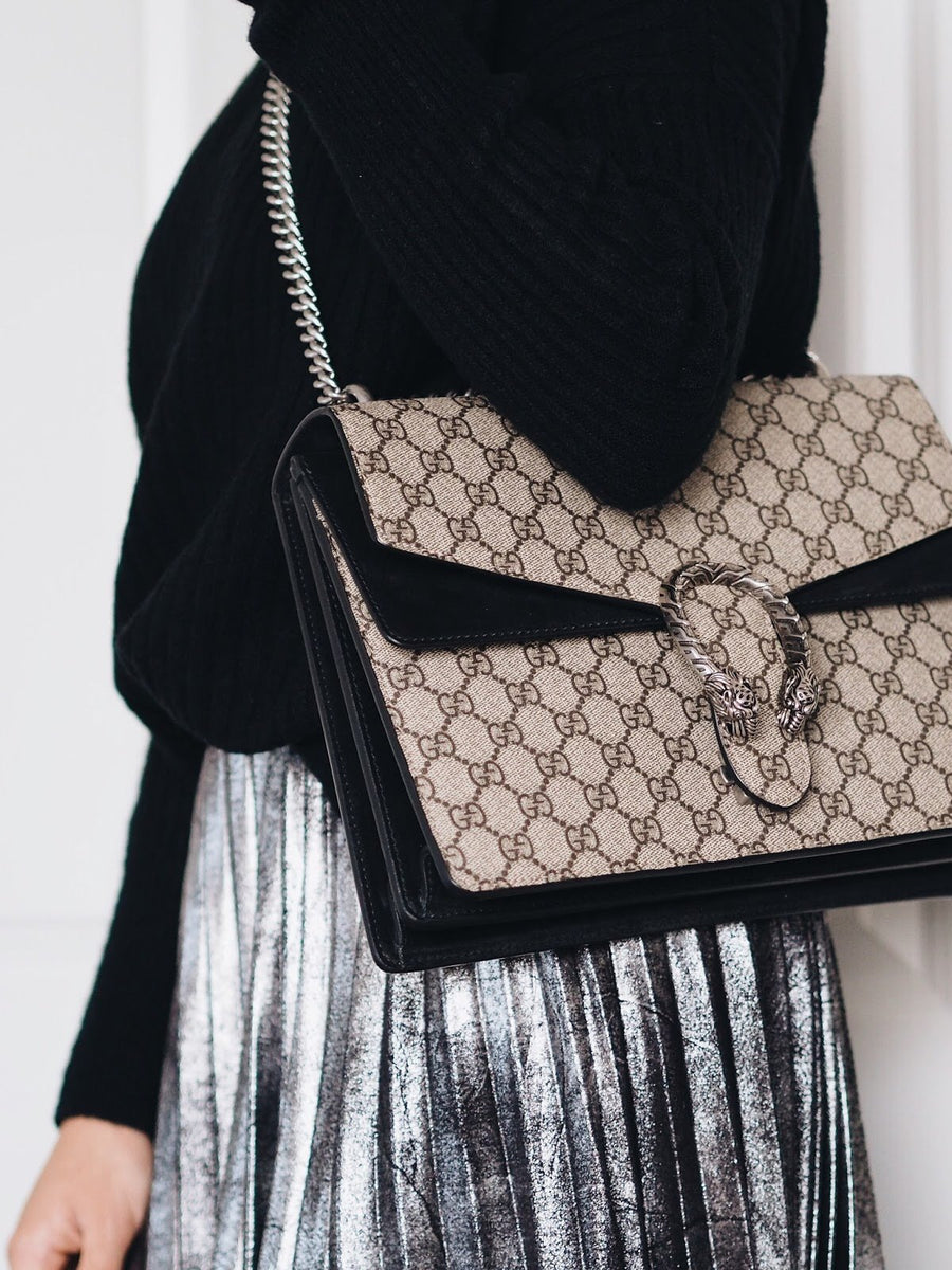Gucci GG Dionysus Supreme Shoulder Bag Luxury Accessories