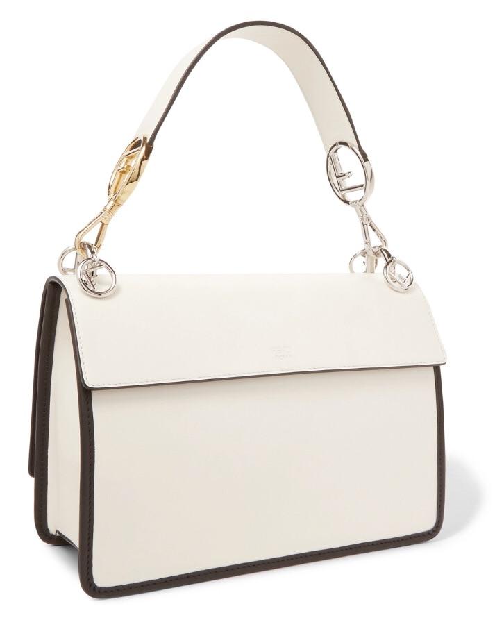 white fendi handbag
