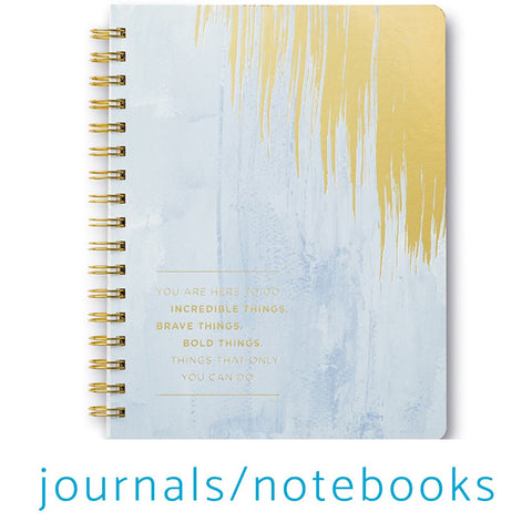 notebooks and journals