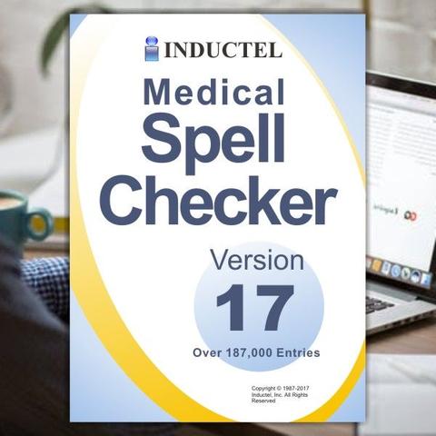 Inductel Medical Spell Checker Product Box