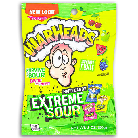 Warheads - Warhead - Warheads Candy - Sour Candy - Warheads Sour Candy - 90s Candy - Retro Candy - 90s Candies