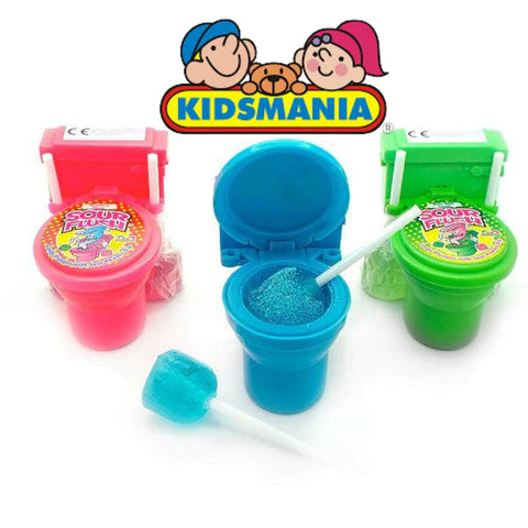 Kidsmania Novelty Candy 90's throwback retro candy brand toilet plunger candy