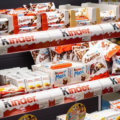 Kinder Ferrero Chocolate Brand European Milk Chocolate