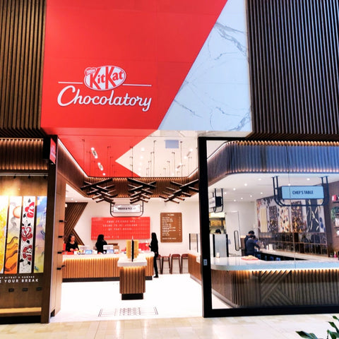 Kit Kat Chocolatorey chocolate laboratory Yorkville Mall Toronto Ontario Canada