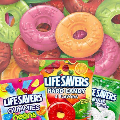 Lifesavers Life Savers Candy rolls gummy circles retro brand butter rum