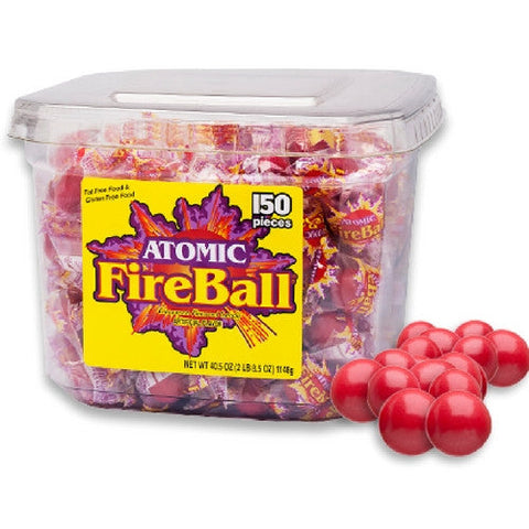 Spicy Candy - Hot Candy - Atomic Fireball Candy - Atomic Fireball - Retro Candy - Nostalgic Candy - Old Fashioned Candy
