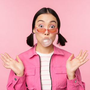 National Candy Month Promotional Bubble Gum Blowing Contest Idea