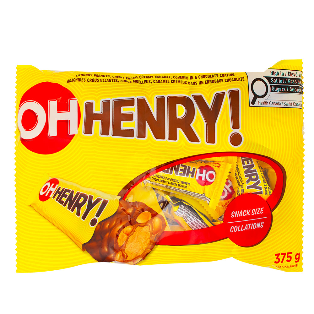 Oh Henry Fun Size Bag 25ct - 1 Bag - iWholesaleCandy.ca product image