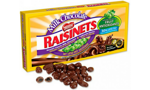 Rasinets Milk Chocolate Covered Raisins Theater Box