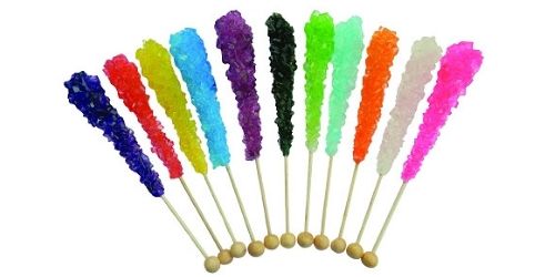 Rock Candy Sticks Retro Candies