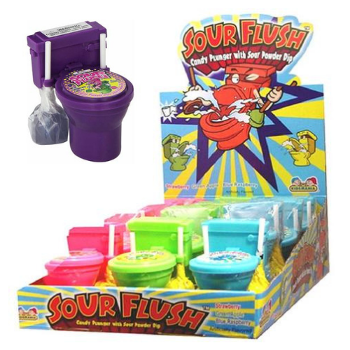 Top 10 Selling Novelty Candy-Kidsmania Sour Flush Toilet Wholesale Candy