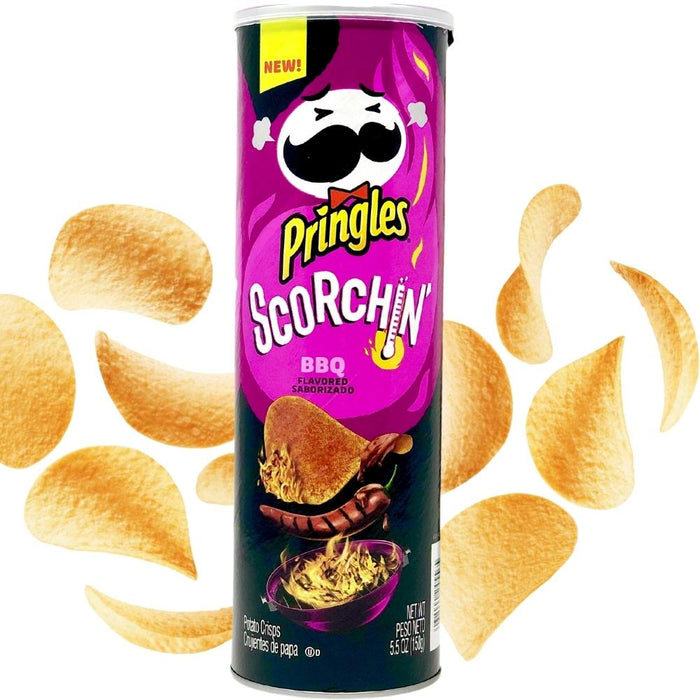 Pringles Scorchin' BBQ 5.57oz - 14 Pack | iWholesaleCandy ...