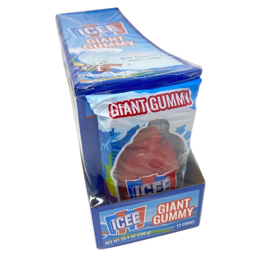 Icee Giant Gummy Candy 21oz 12ct Iwholesalecandyca 7318