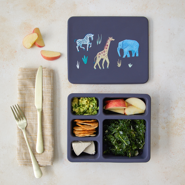 Austin Baby Collection Silicone Bento Box Solid Sage Green