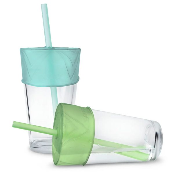 GoSili - 16oz Straw Cup Lime/Sea