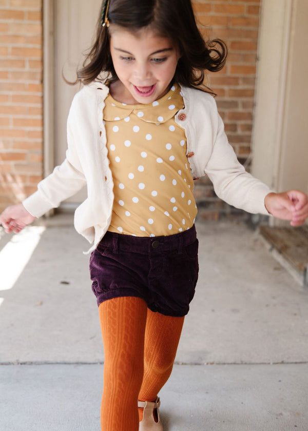 Brownie Cable Knit Tights