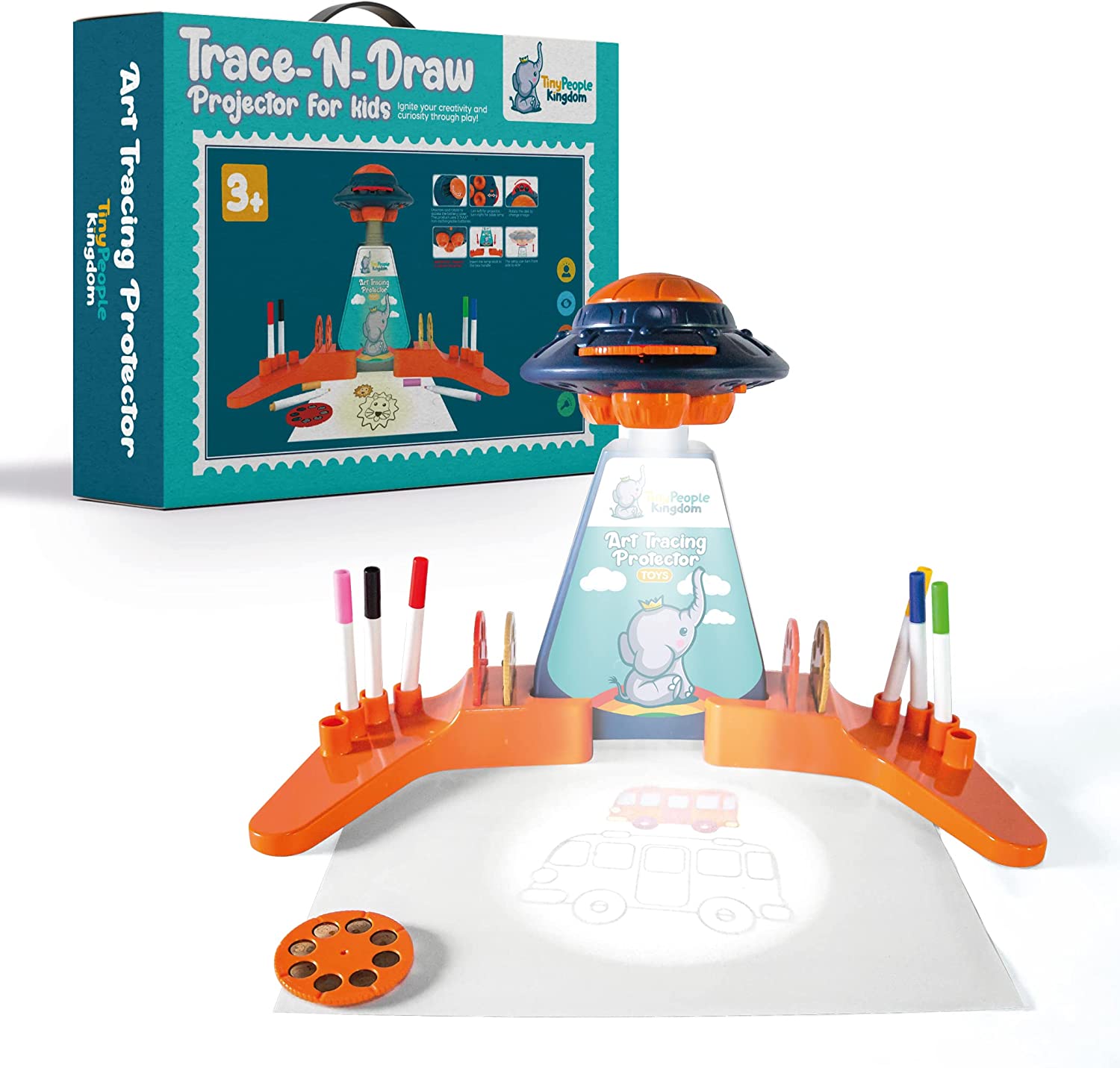 Kids Drawing Projector, Trace and Draw Projector Toy Drawing Board