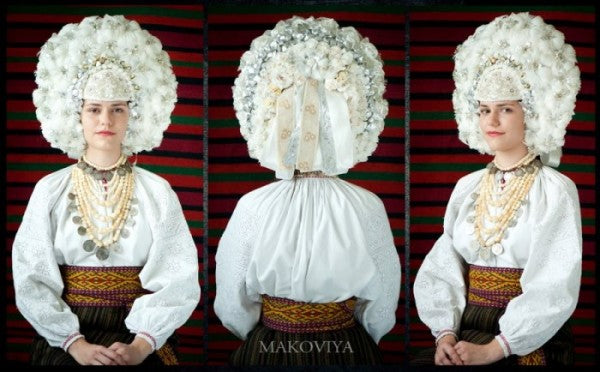 wedding feathered crown