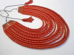 chunky red bead necklace