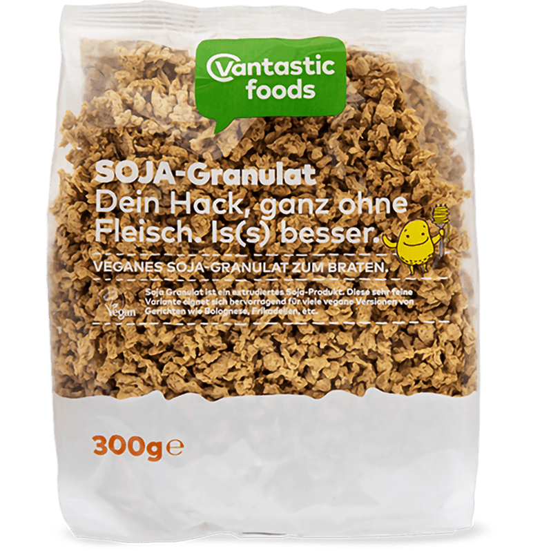 Vantastic Foods Soja Granulat Glutenfri, 300 g Greenos.dk