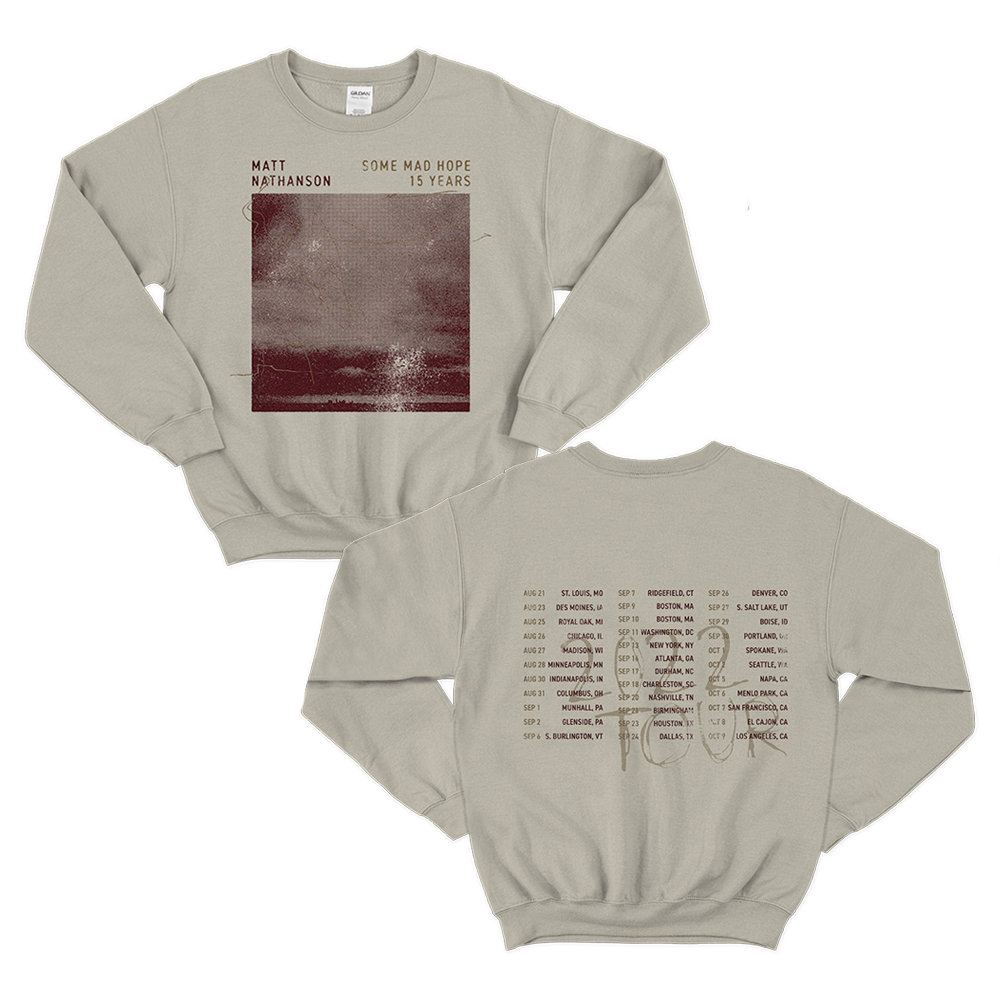 Matt Nathanson Official Merchandise - Megaphone Crewneck | clothing | Matt  Nathanson